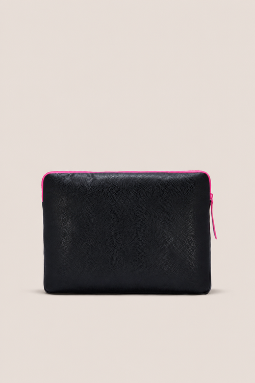 Load image 1 in gallery view. The Padded Laptop Case: Black