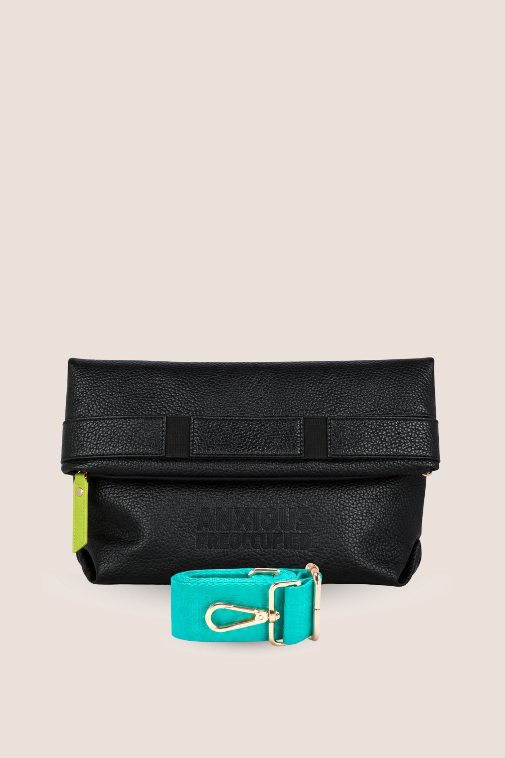 The Convertible Clutch to Tote: Black