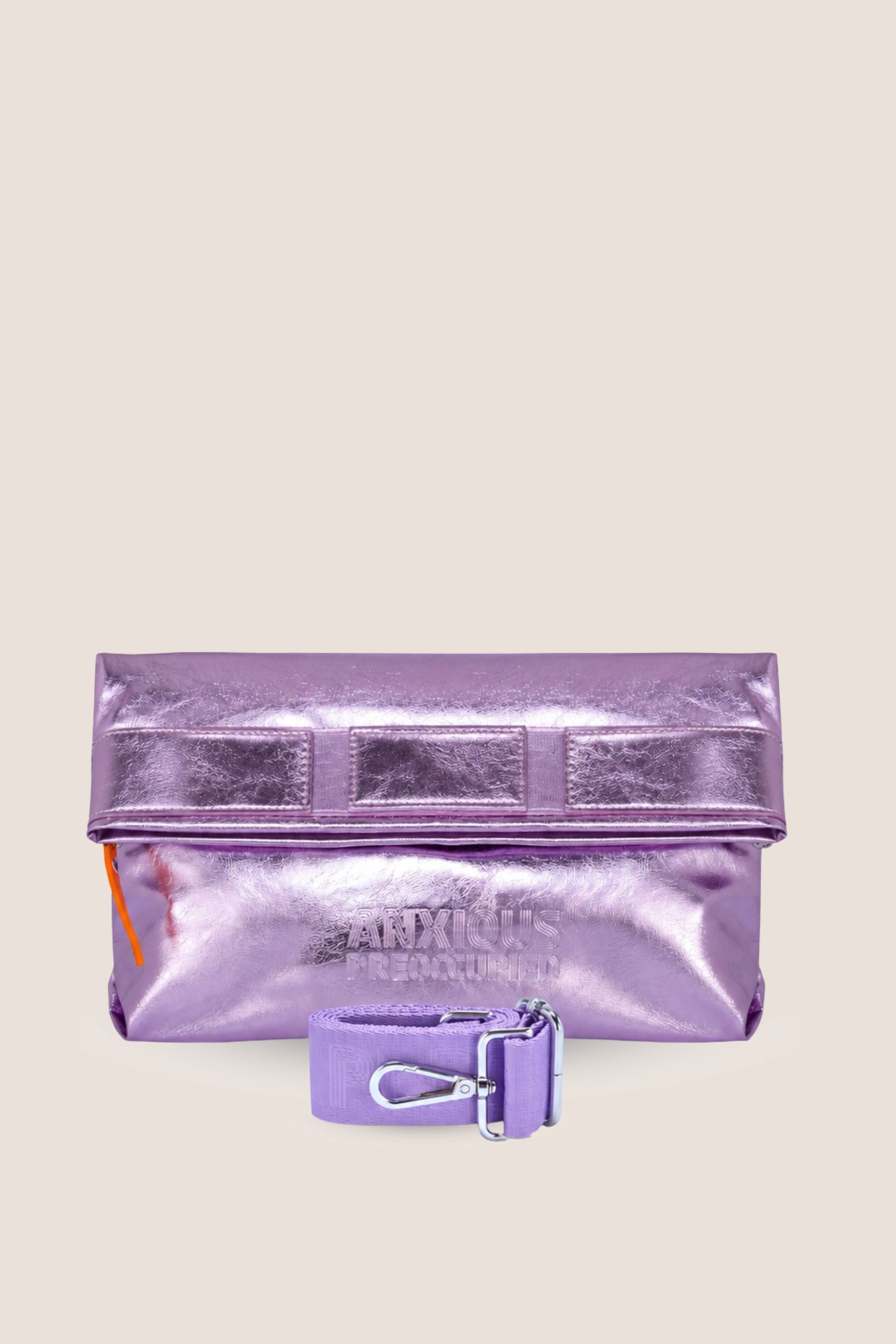 The Convertible Clutch to Tote Lilac