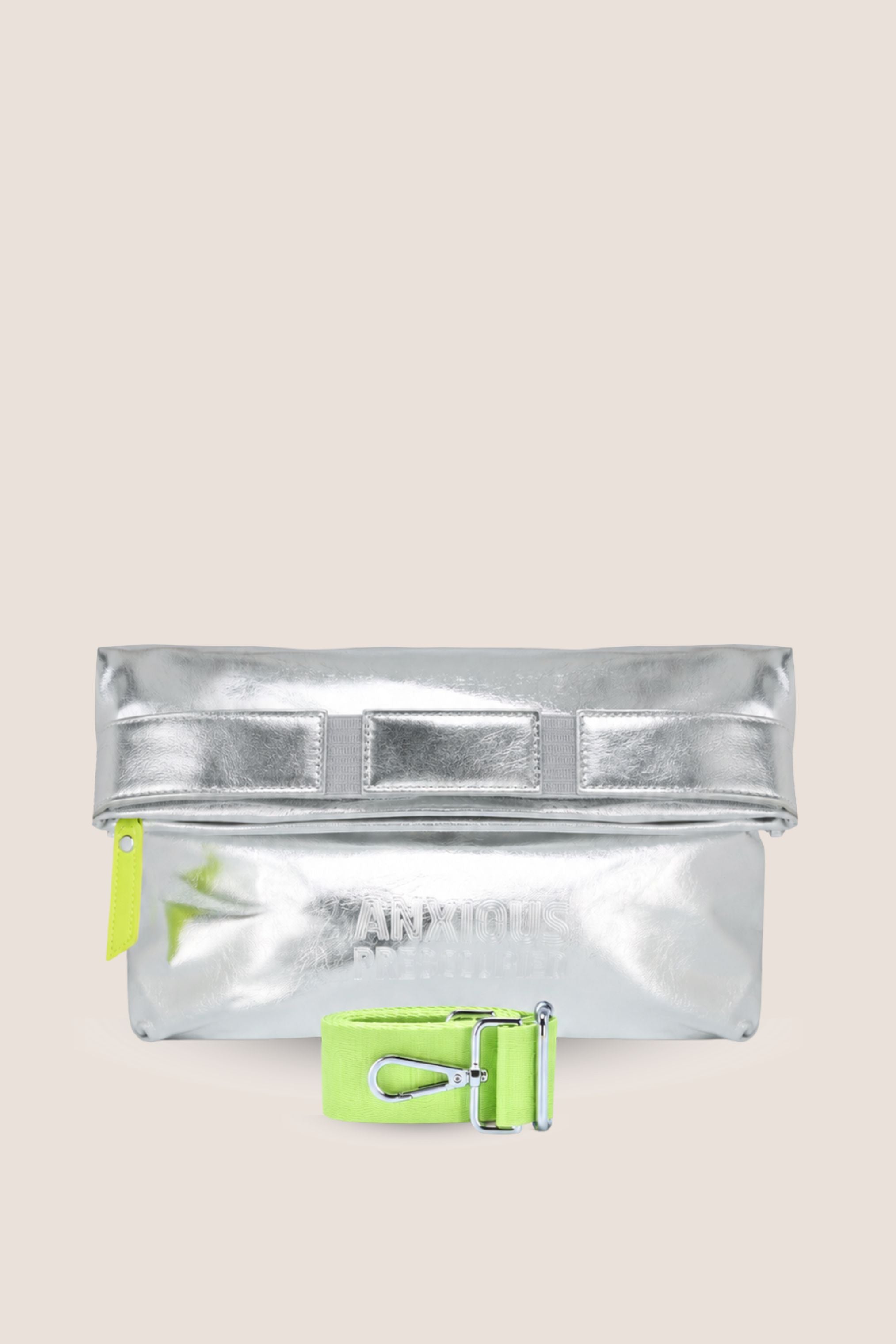 The Convertible Clutch to Tote: Silver