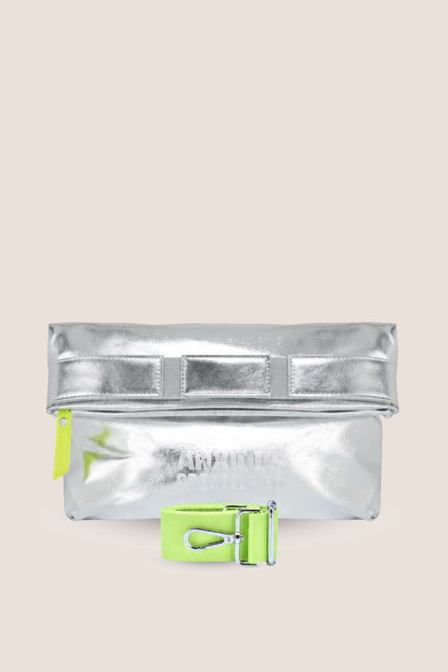 Load image 1 in gallery view. The Convertible Clutch to Tote: Silver