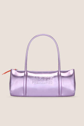 The Barrel Bag: Lilac Metallic