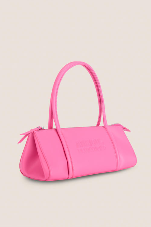 Load image 1 in gallery view. The Barrel Bag: Neon Pink