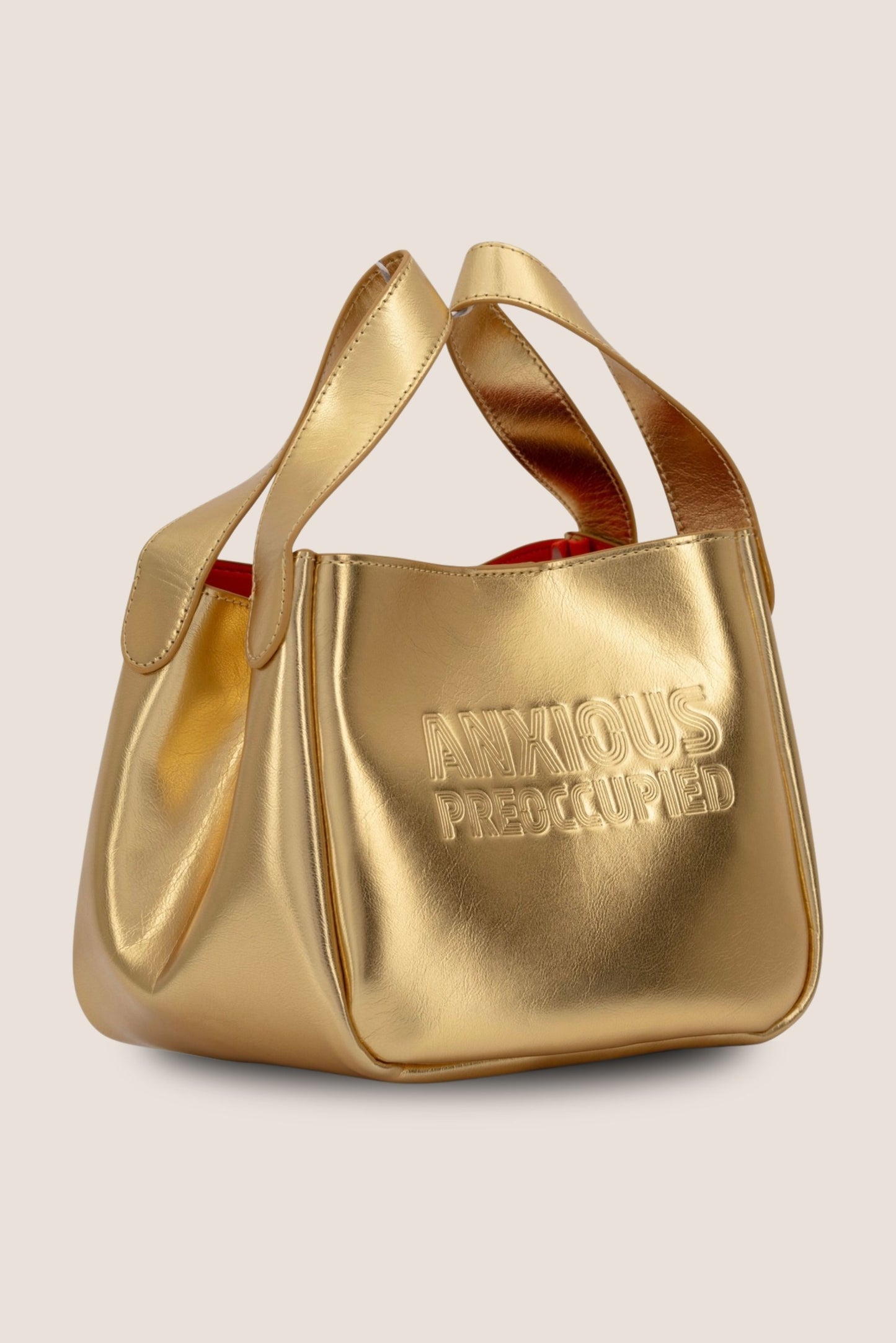 The Bucket Bag: Gold Metallic