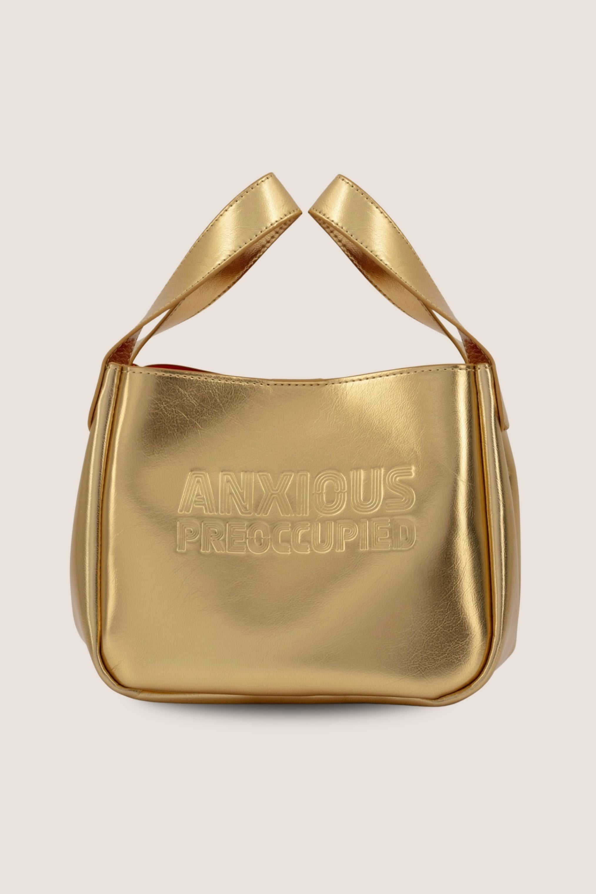 The Bucket Bag: Gold Metallic