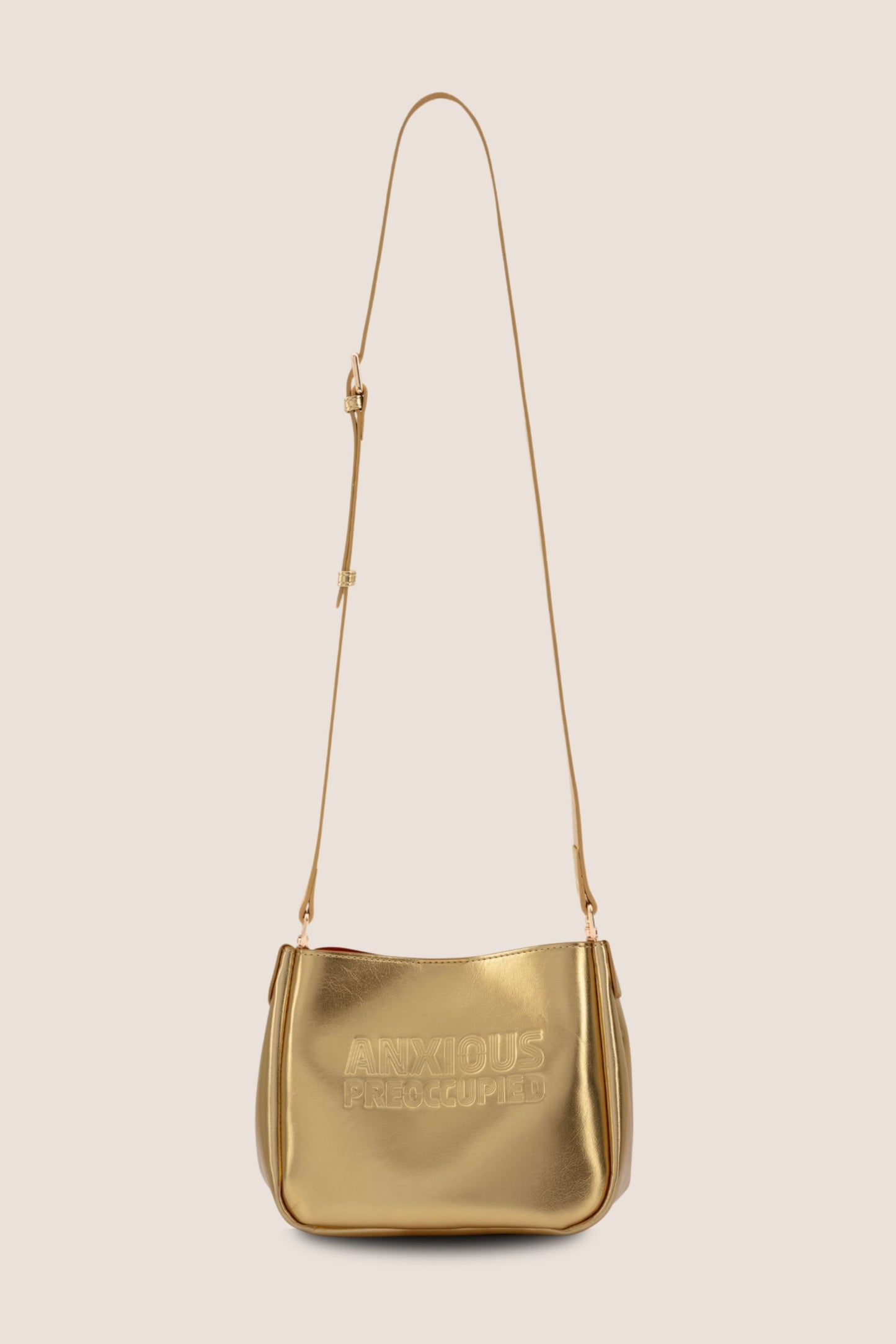 The Bucket Bag: Gold Metallic