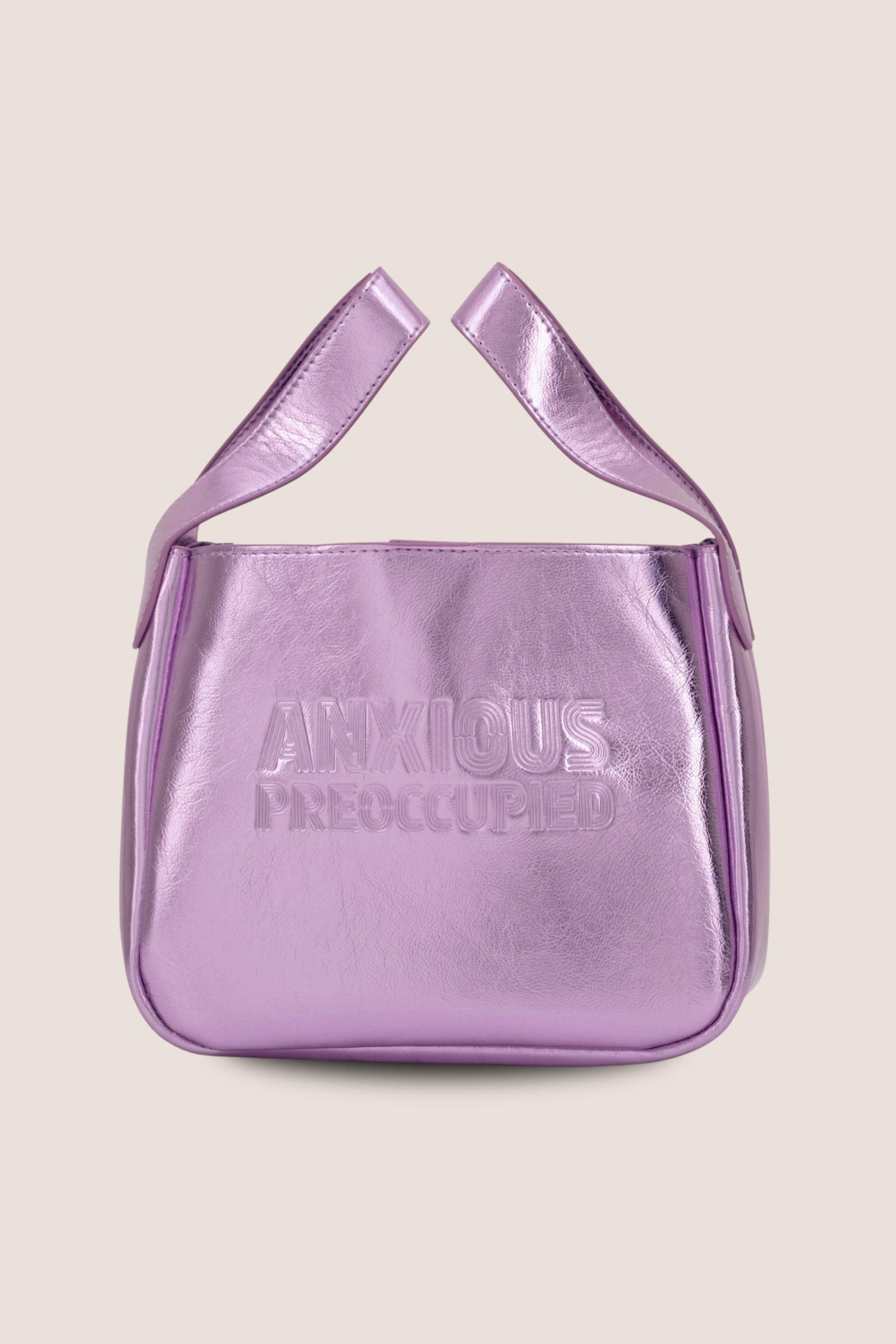 The Bucket Bag: Lilac Metallic