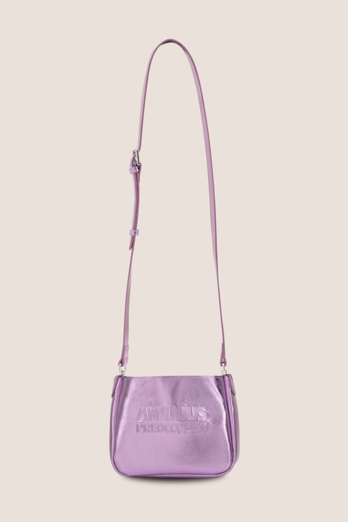 Load image 1 in gallery view. The Bucket Bag: Lilac Metallic