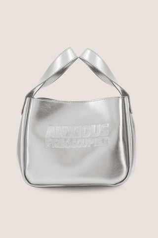 The Bucket Bag: Silver Metallic