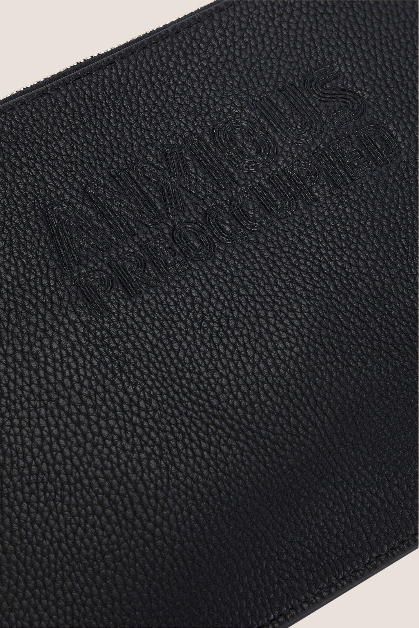 The Clutch Bag/Wallet: Black Crossbody Removable Strap
