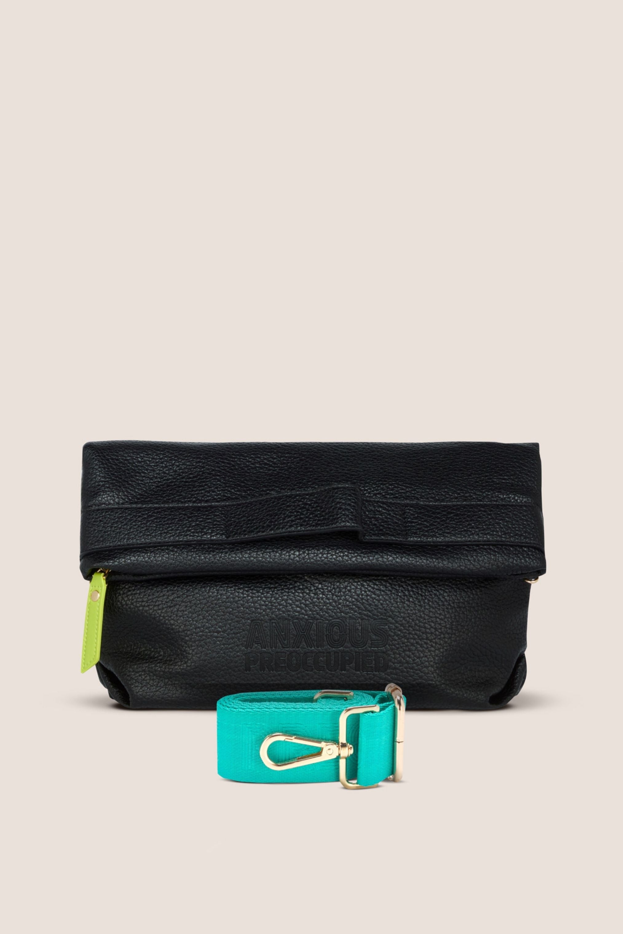 The Convertible Clutch to Tote: Black