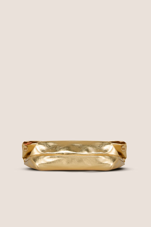 Load image 1 in gallery view. The Convertible Clutch to Tote: Gold