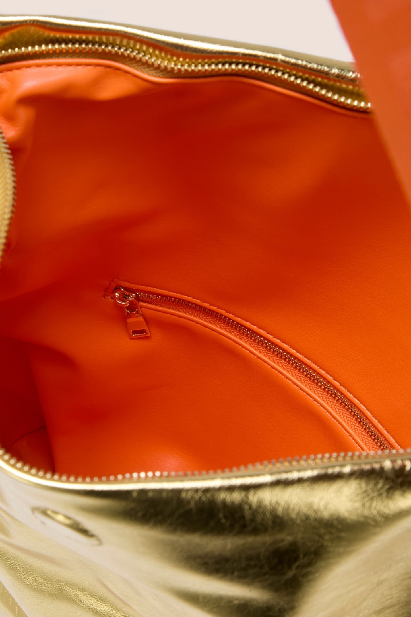 The Convertible Clutch to Tote: Gold