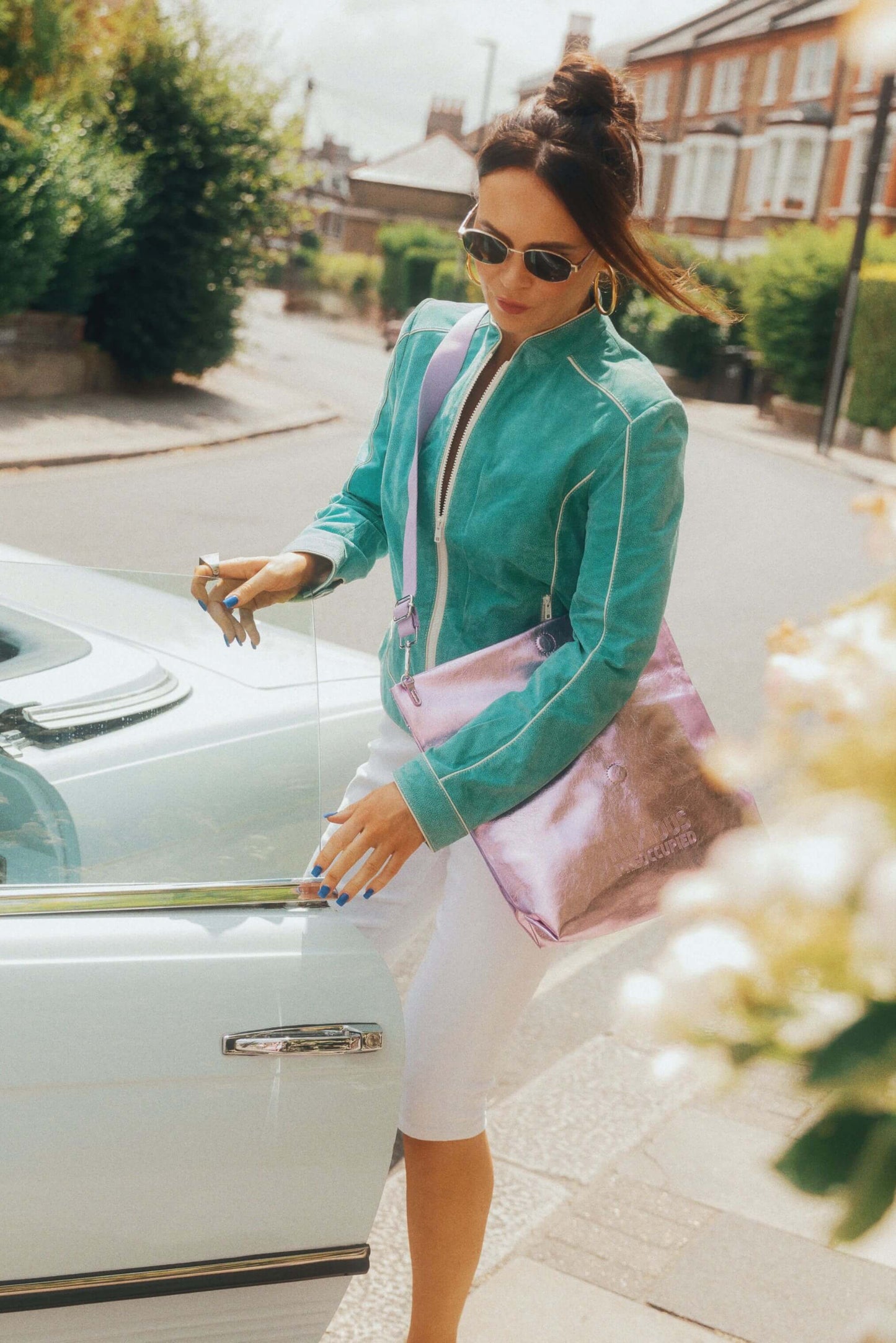 The Convertible Clutch to Tote Lilac