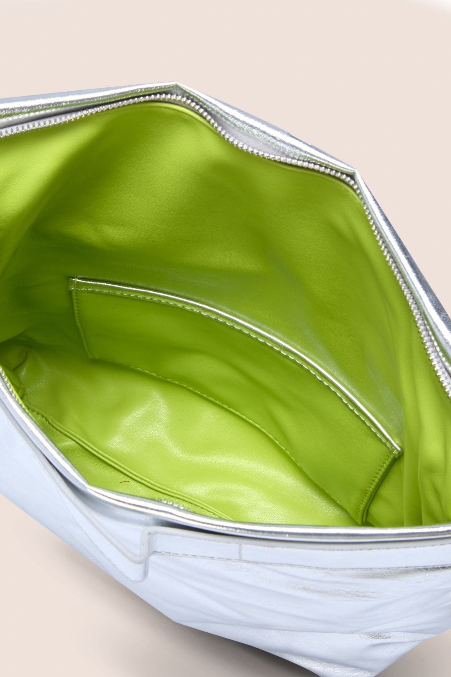 The Convertible Clutch to Tote: Silver