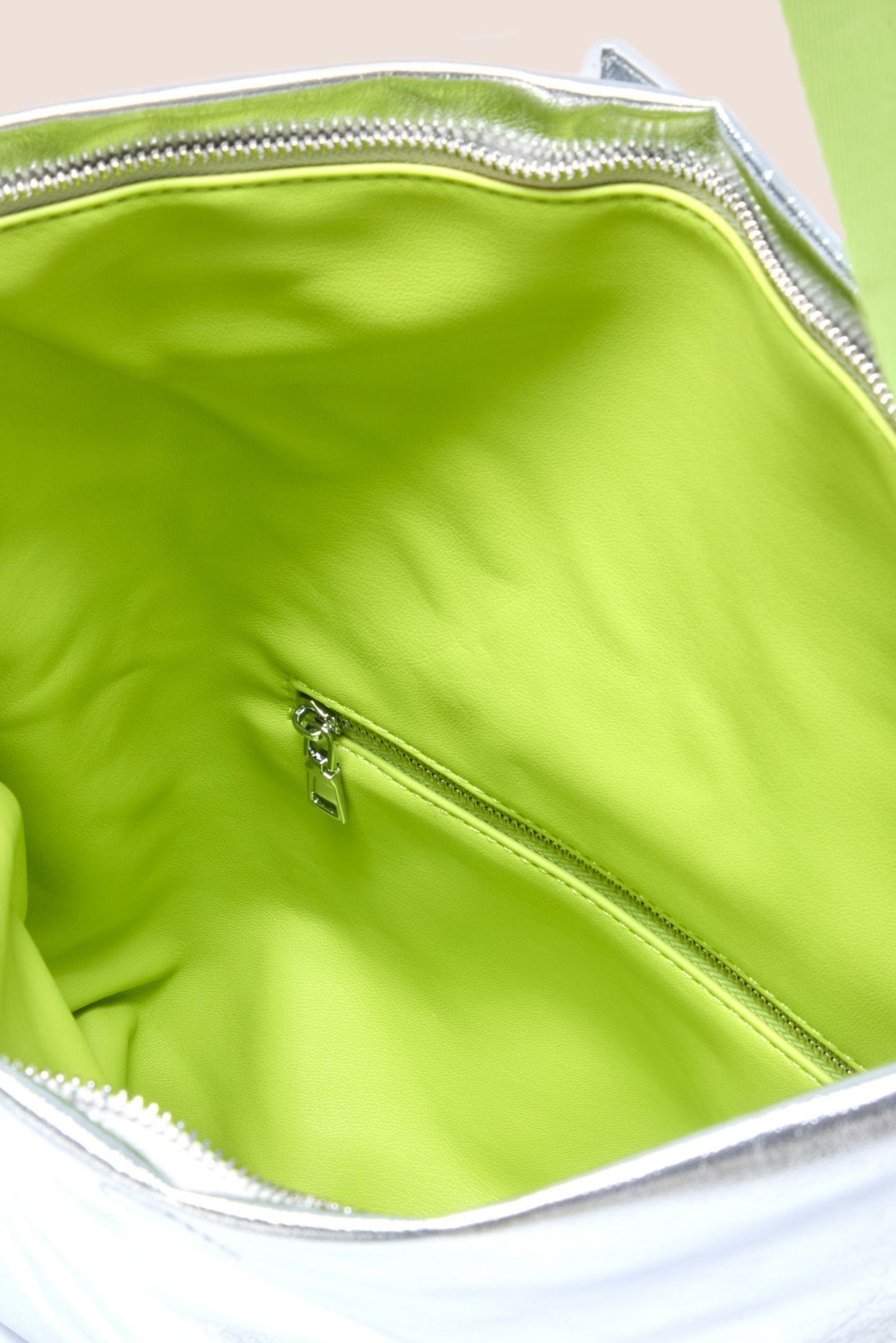 The Convertible Clutch to Tote: Silver