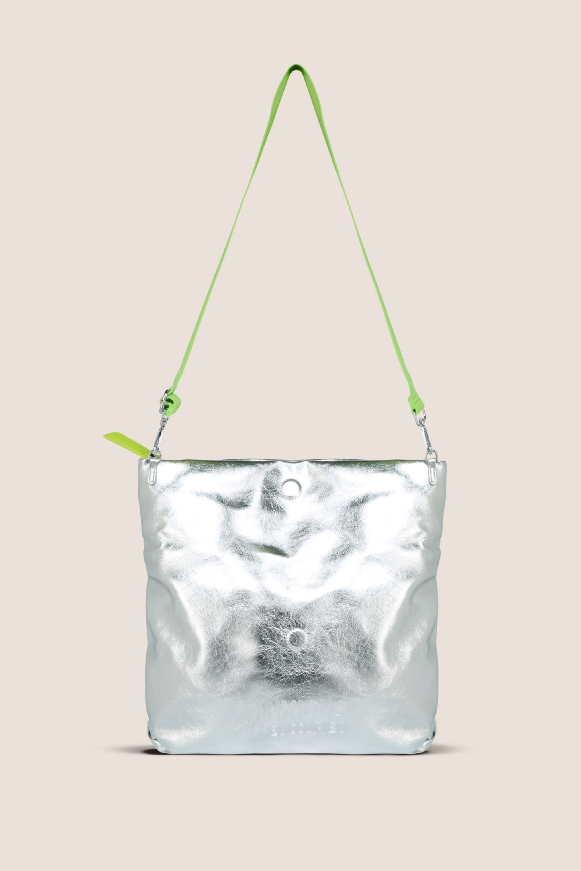 The Convertible Clutch to Tote: Silver