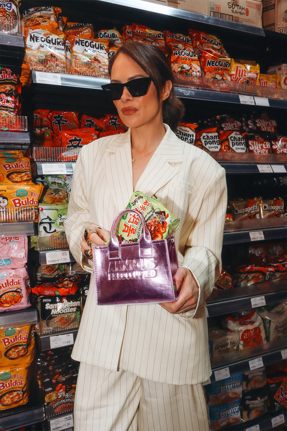The Micro Bag: Lilac Metallic