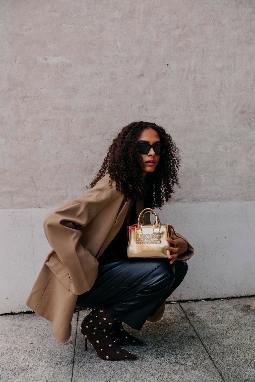 The Micro Bag: Gold Metallic