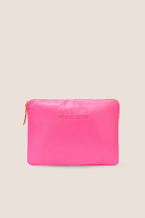 Load image 1 in gallery view. The Padded Laptop Case: Neon Pink