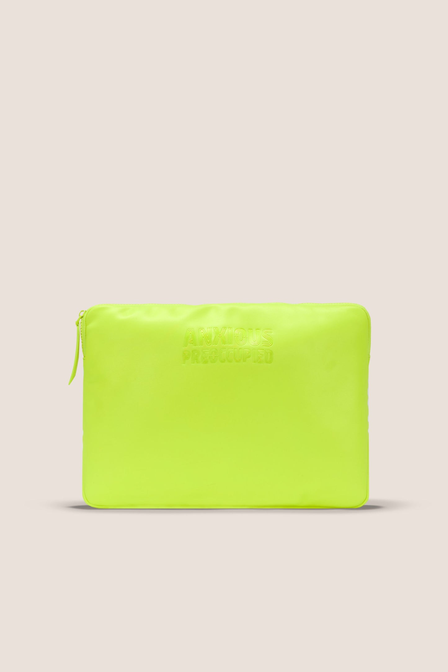 The Padded Laptop Case: Neon Yellow