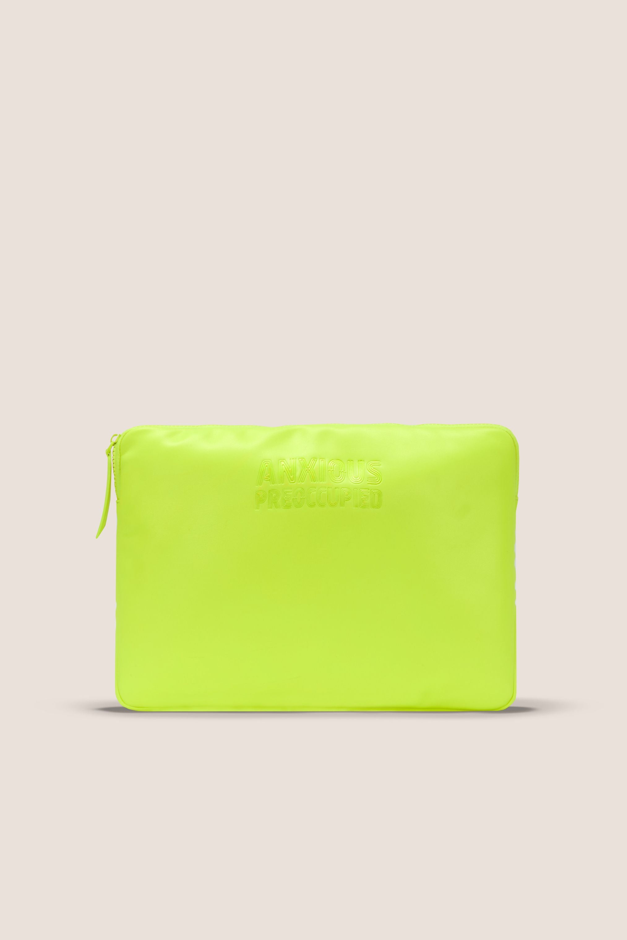 The Padded Laptop Case: Neon Yellow