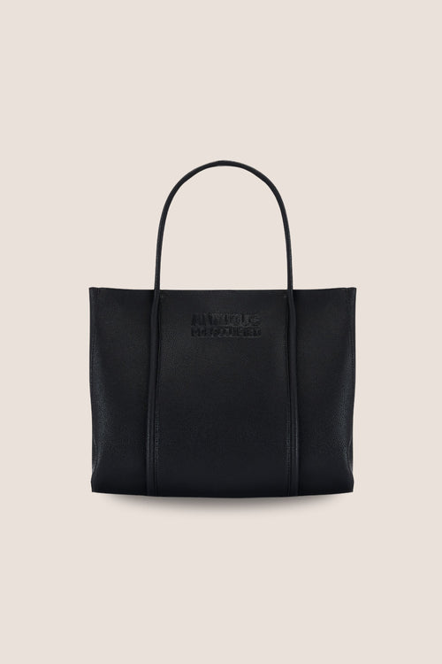 Load image 1 in gallery view. The Mid Tote Bag: Black