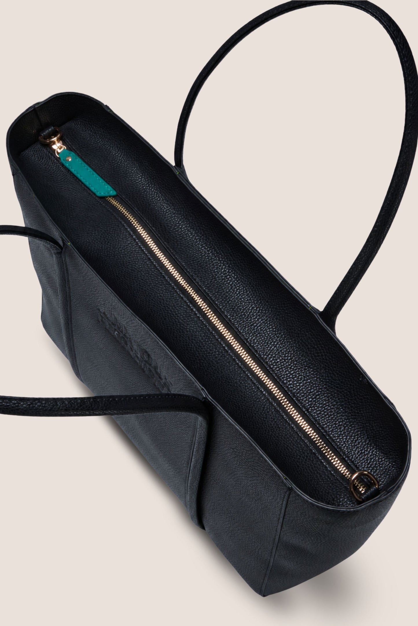 The Zipped Mid Tote Bag: Black