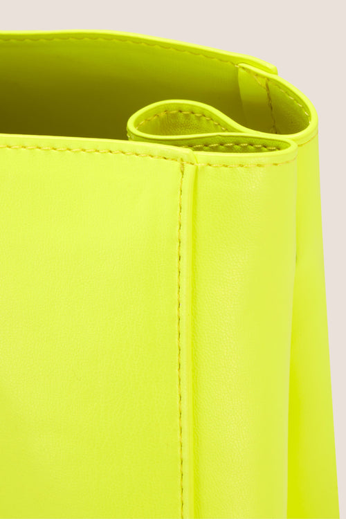 Load image 1 in gallery view. The Mid Tote: Neon Yellow Bag