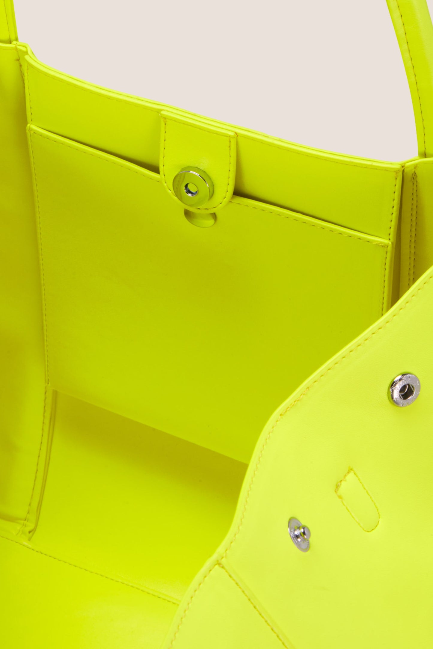 The Mid Tote: Neon Yellow Bag