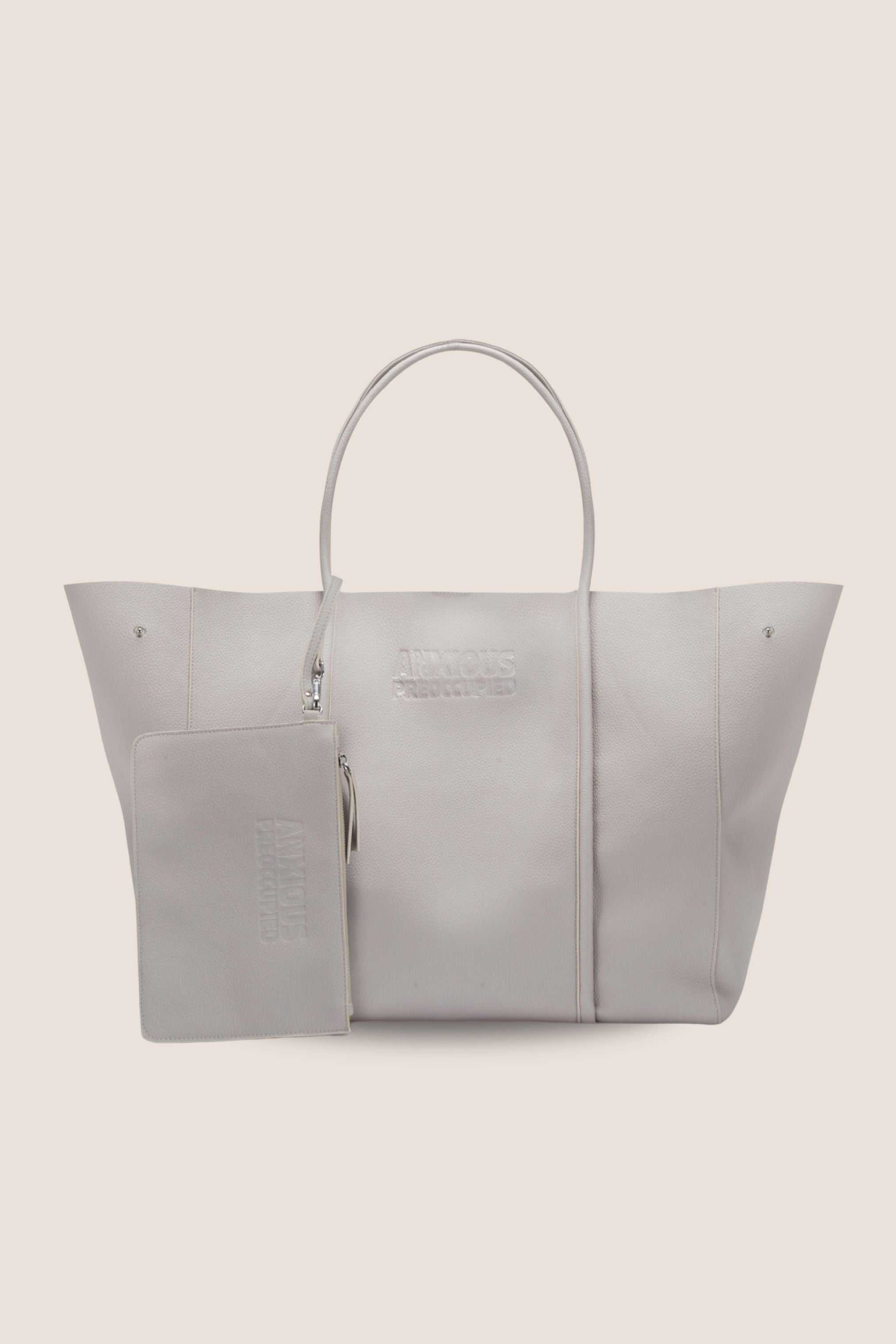 The Oversized Tote Bag: Beige