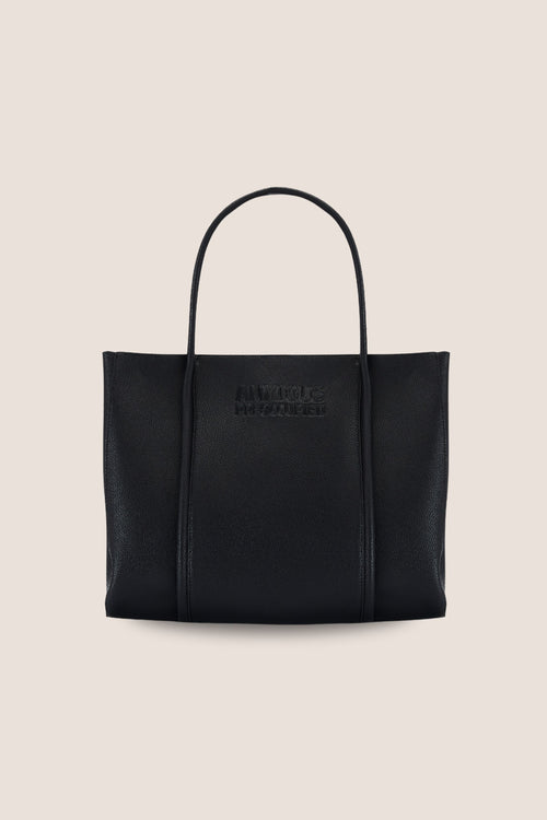 Load image 1 in gallery view. The Oversized Tote Bag: Black