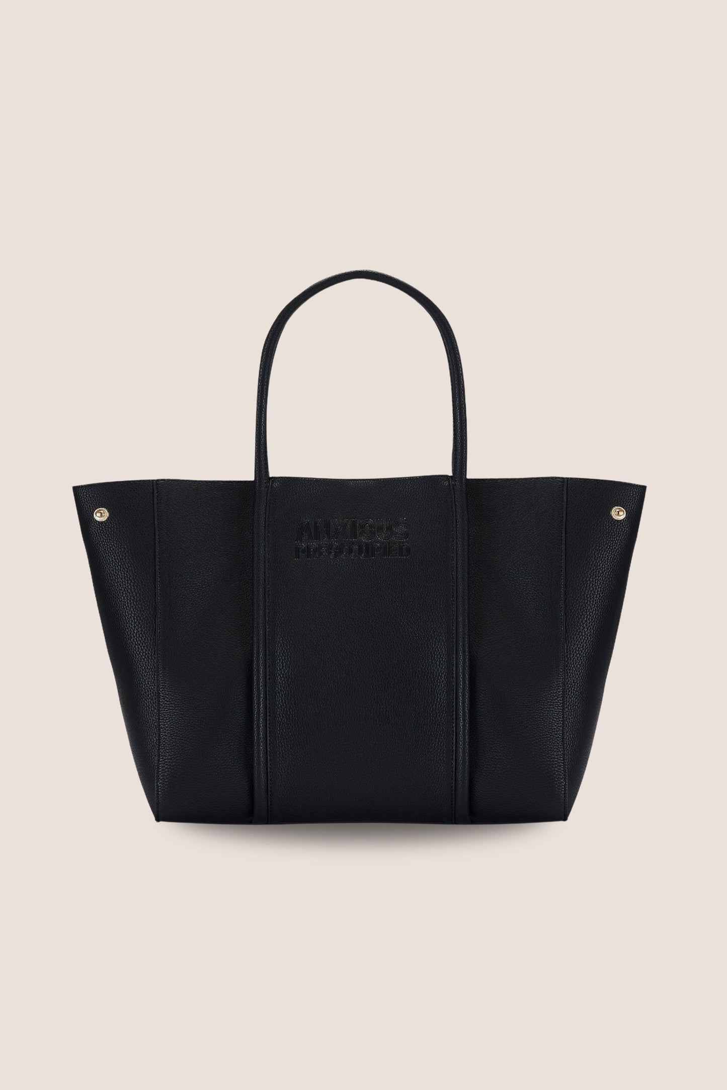 The Oversized Tote Bag: Black