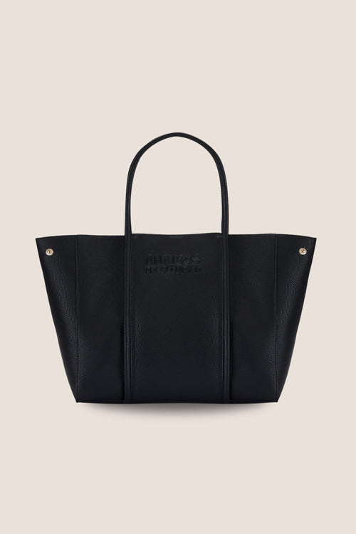 Load image 1 in gallery view. The Oversized Tote Bag: Black
