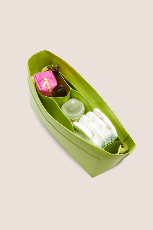 Load image 1 in gallery view. The Organizer: Lime Green Bag Organizer