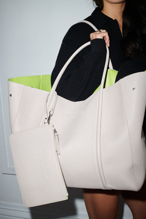 Load image 1 in gallery view. The Oversized Tote Bag: Beige