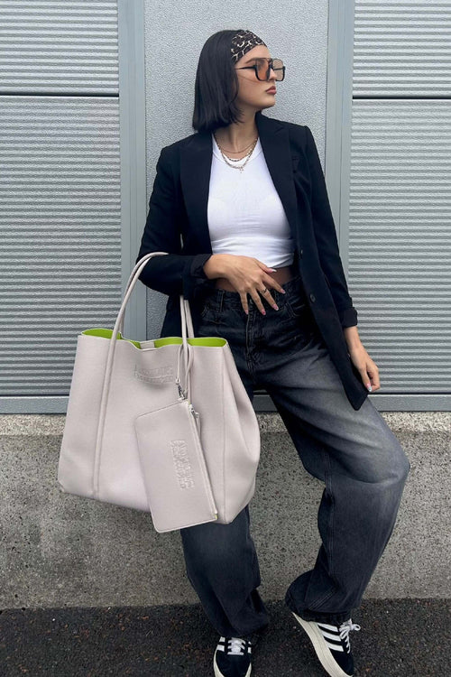 Load image 1 in gallery view. The Oversized Tote Bag: Beige