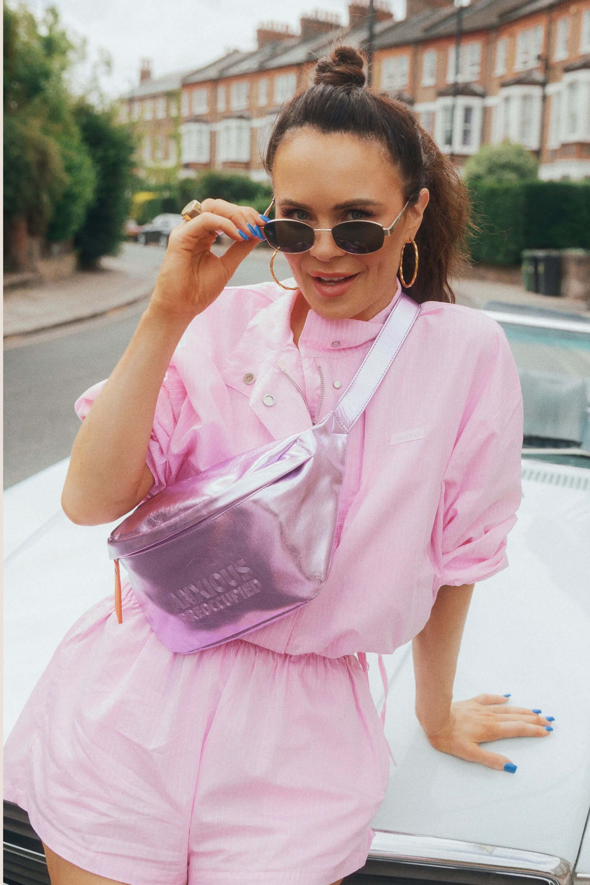 The Oversized Bum Bag: Lilac