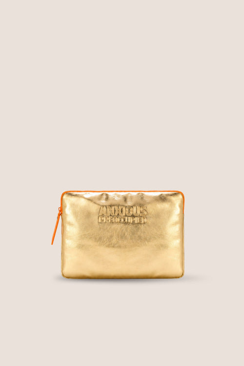 Load image 1 in gallery view. The Padded Tablet Case: Gold