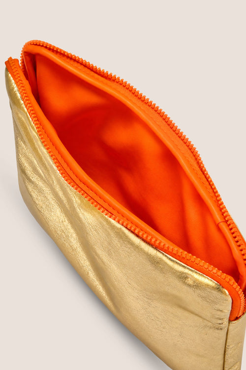 Load image 1 in gallery view. The Padded Tablet Case: Gold