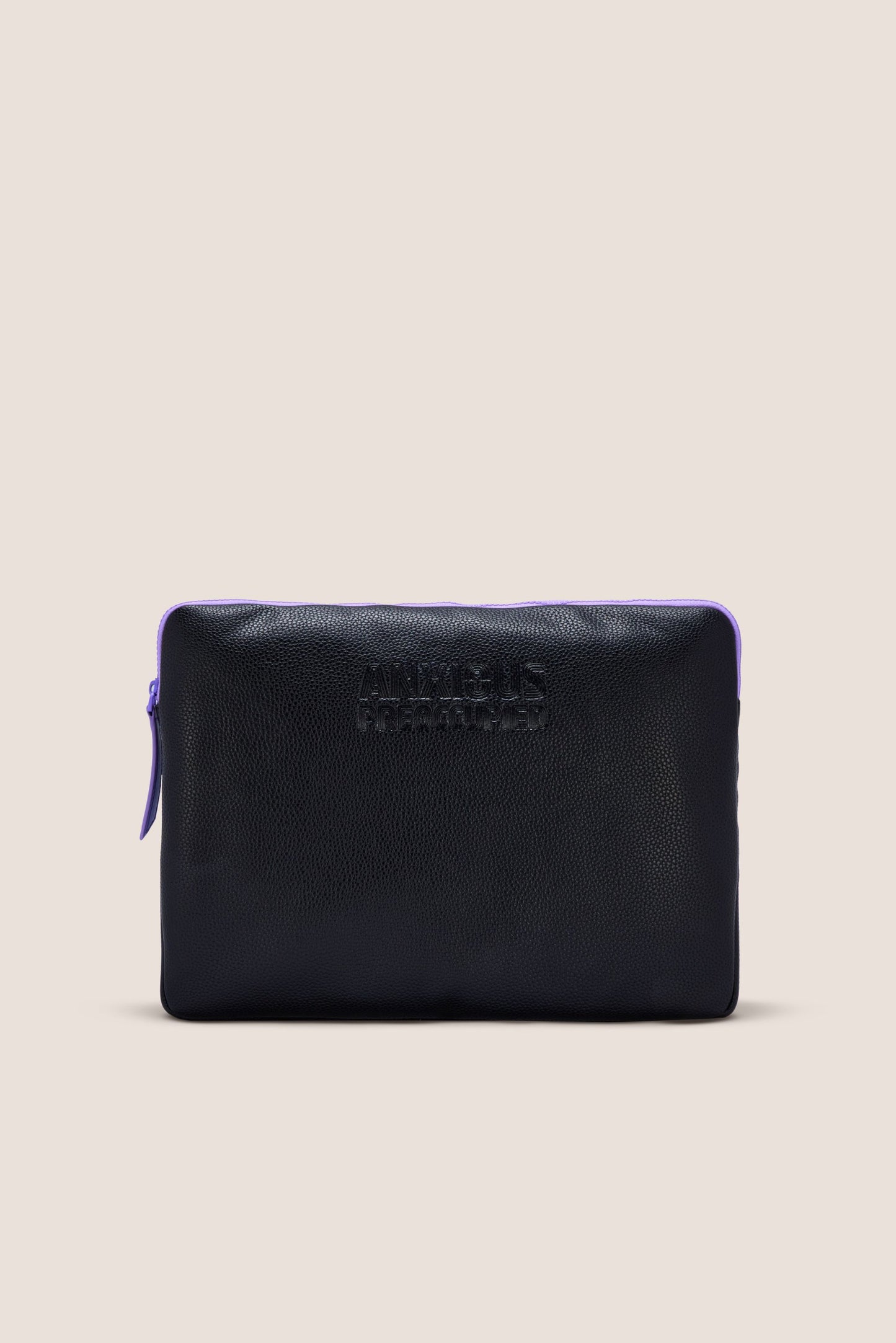 The Padded Laptop Case: Black