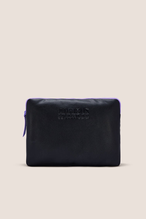Load image 1 in gallery view. The Padded Laptop Case: Black