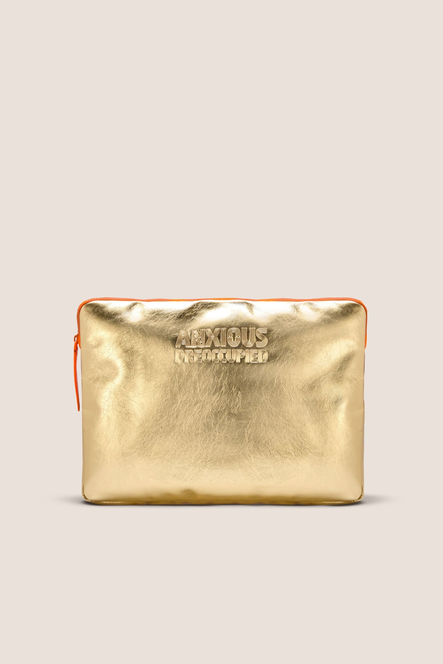The Padded Laptop Case: Gold