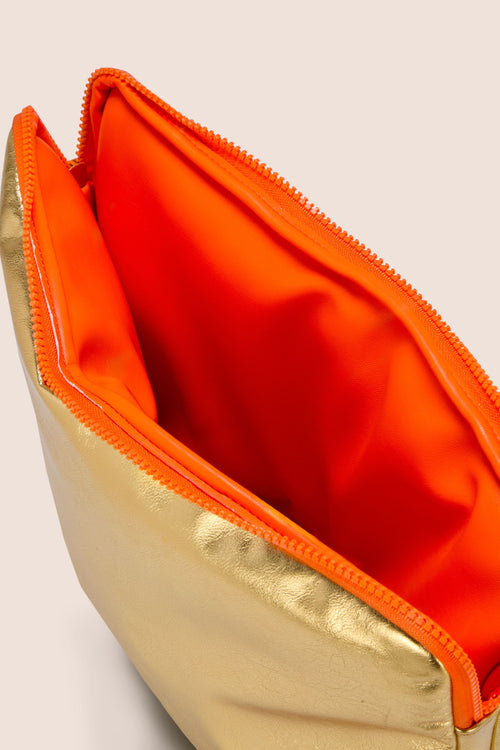 Load image 1 in gallery view. The Padded Laptop Case: Gold