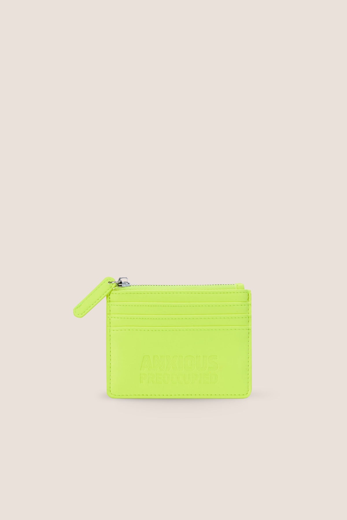 The Card Holder: Neon Yellow