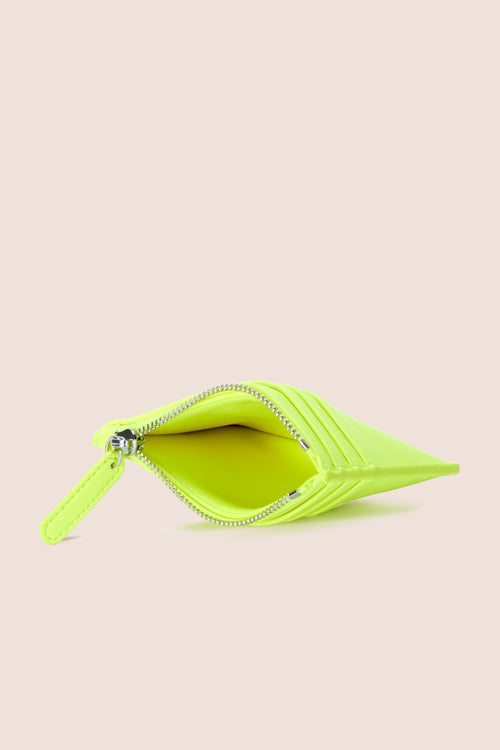 Load image 1 in gallery view. The Card Holder: Neon Yellow
