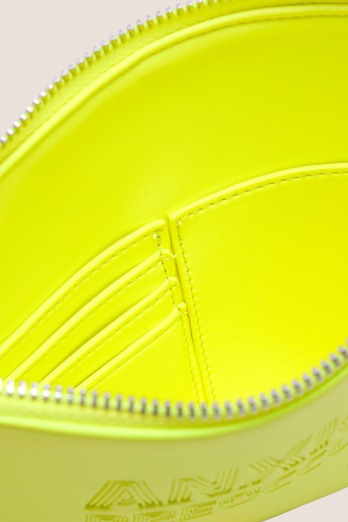 The Clutch Bag/Wallet: Neon Yellow Crossbody Removable Strap