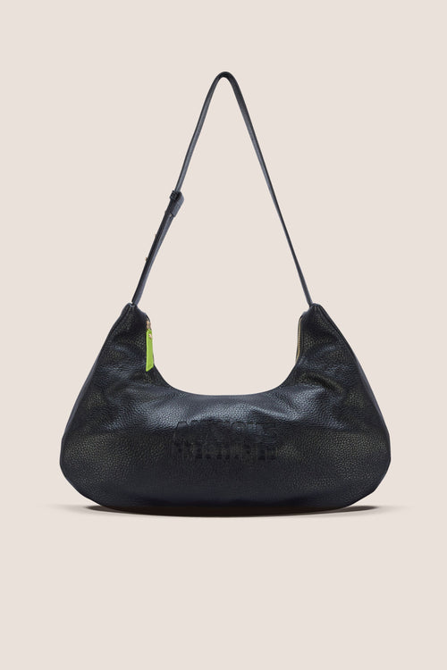Load image 1 in gallery view. The Half Moon Bag: Black