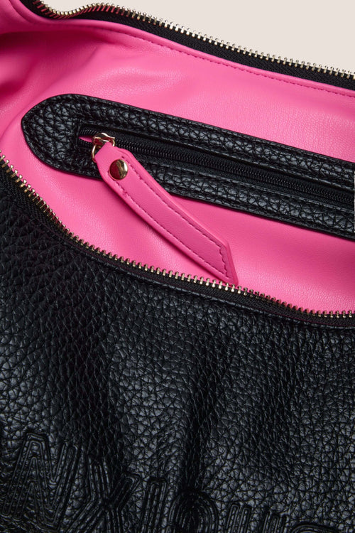 Load image 1 in gallery view. The Half Moon Bag: Black