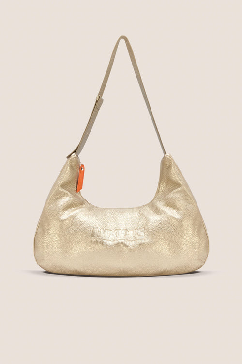 Load image 1 in gallery view. The Half Moon Bag: Gold